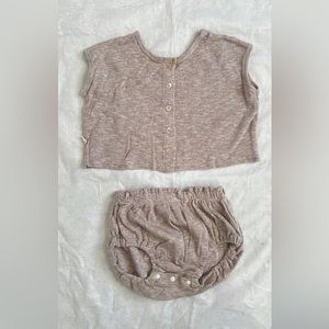 sleeveless top with bloomer shorts set